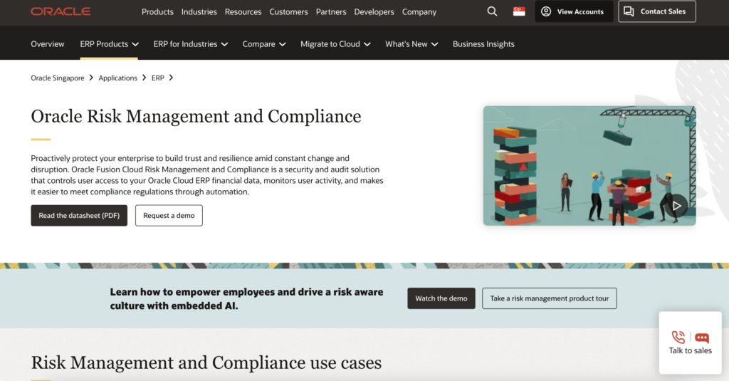 Oracle Risk Management Cloud